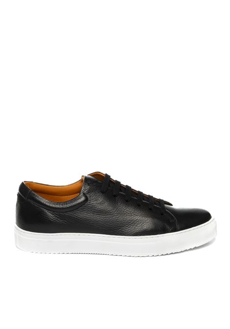 Black leather sneaker JEROLD WILTON | 732CUIR-NERO